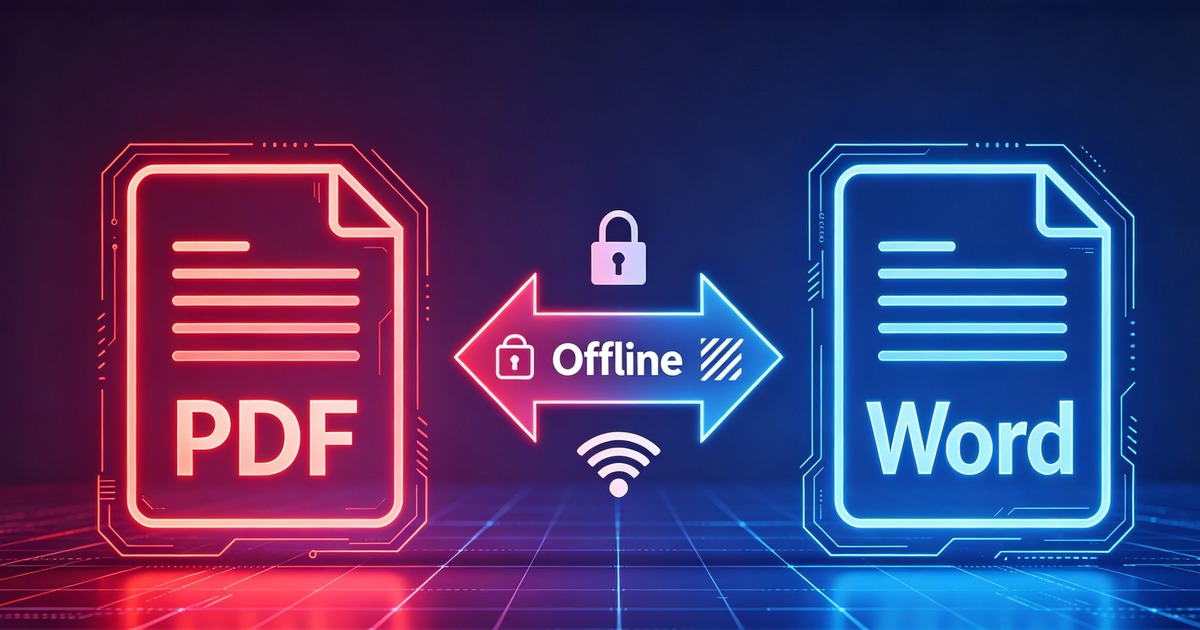 Free Offline PDF to Word Converter for PC (2026) — 5 Tools Tested