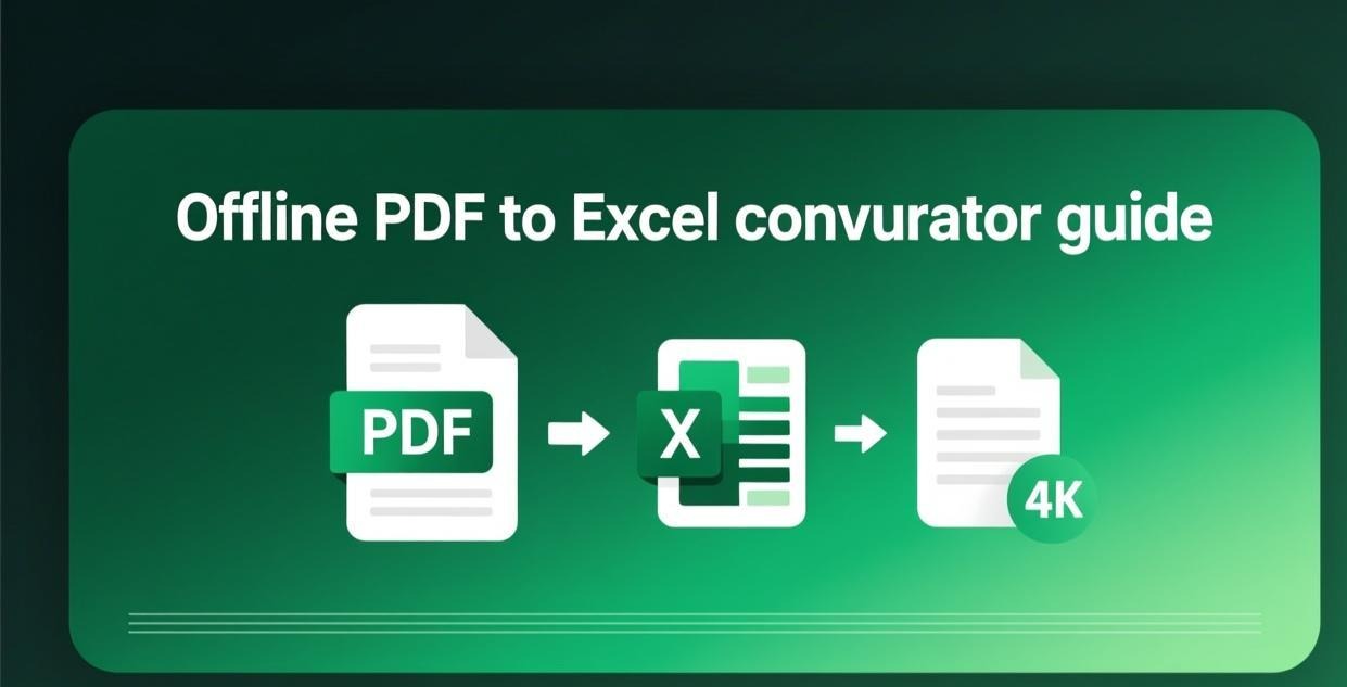 Free Offline PDF to Excel Converter for PC (2026) — No Internet Required