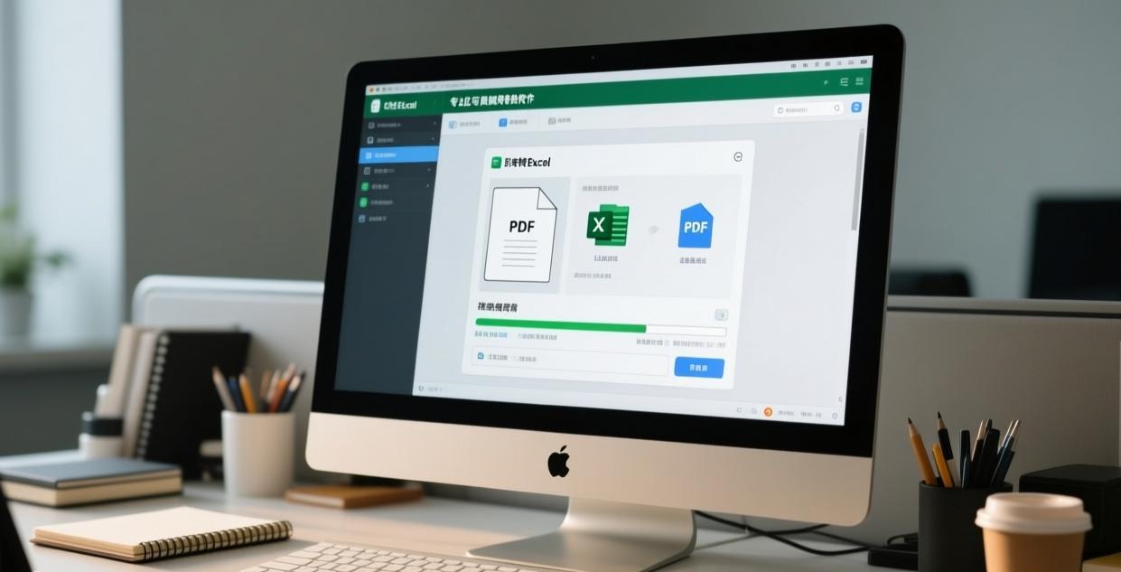 PDF to Excel conversion on desktop