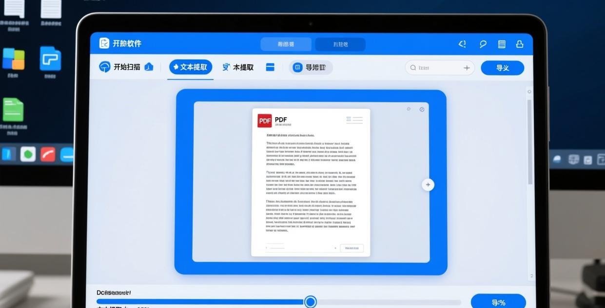 offline PDF OCR software interface
