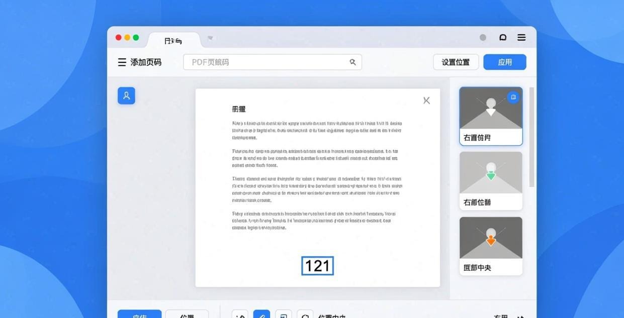 PDF page numbering