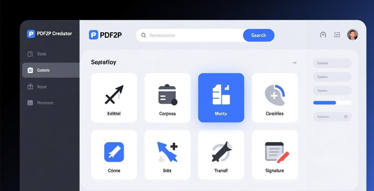 PDF24 Creator toolbox interface