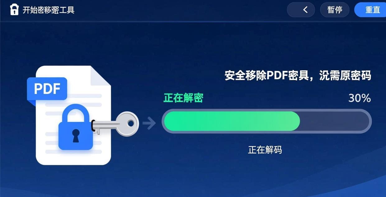 PDF password removal process