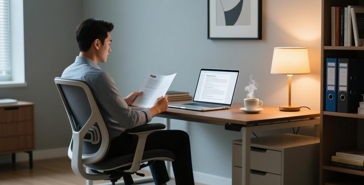 PDF viewer in use